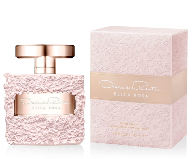 Oscar de la Renta Bella Rosa Eau de Parfum for Women 3.4 oz / 100ml – Floral Fruity Elegant Perfume Spray