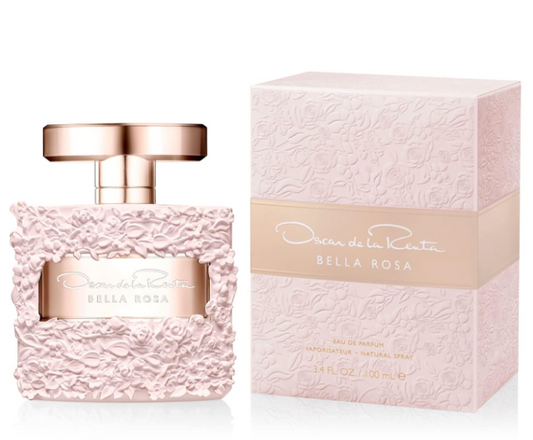 Oscar de la Renta Bella Rosa Eau de Parfum for Women 3.4 oz / 100ml – Floral Fruity Elegant Perfume Spray