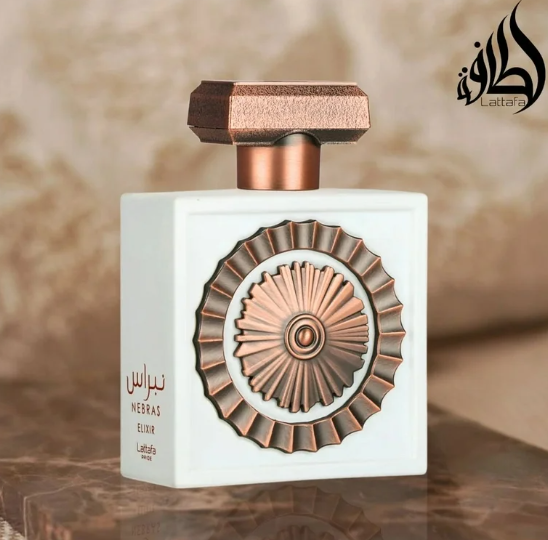 Lattafa Nebras Elixir Eau de Parfum Unisex 3.4 oz / 100ml – Warm Amber & Spicy Floral Fragrance Spray