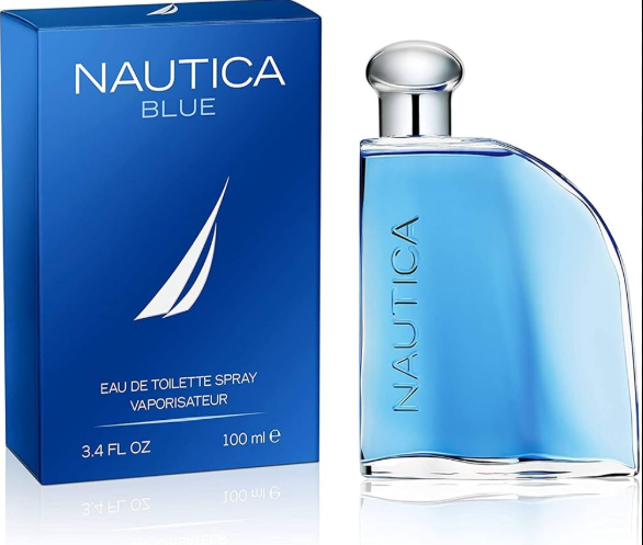 Nautica Blue Eau de Toilette for Men 3.4 oz / 100ml – Fresh Aquatic Aromatic Cologne Spray