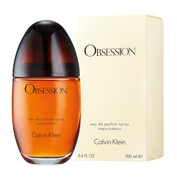 Calvin Klein Obsession Eau de Toilette for Men 3.3 oz / 100ml – Warm Spicy Amber Cologne Spray