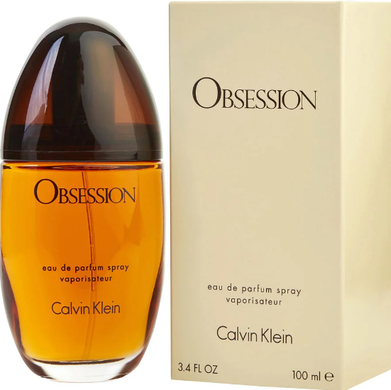 Calvin Klein Obsession Eau de Toilette for Men 3.3 oz / 100ml – Warm Spicy Amber Cologne Spray