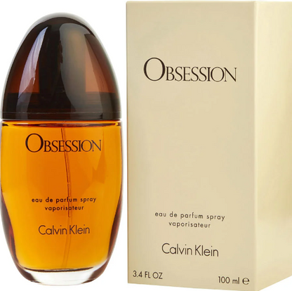 Calvin Klein Obsession Eau de Toilette for Men 3.3 oz / 100ml – Warm Spicy Amber Cologne Spray