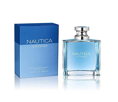 Nautica Voyage Eau de Toilette for Men 3.4 oz / 100ml – Fresh Aquatic Woody Cologne Spray