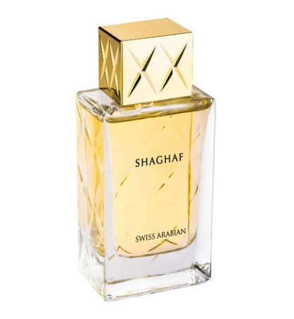Swiss Arabian Shaghaf Eau de Parfum for Women 2.5 oz / 75ml – Warm Sweet Gourmand Oud Perfume Spray Long Lasting