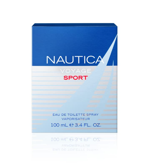 Nautica Voyage Sport Eau de Toilette for Men 3.4 oz / 100ml – Fresh Citrus Aquatic Cologne Spray Long Lasting