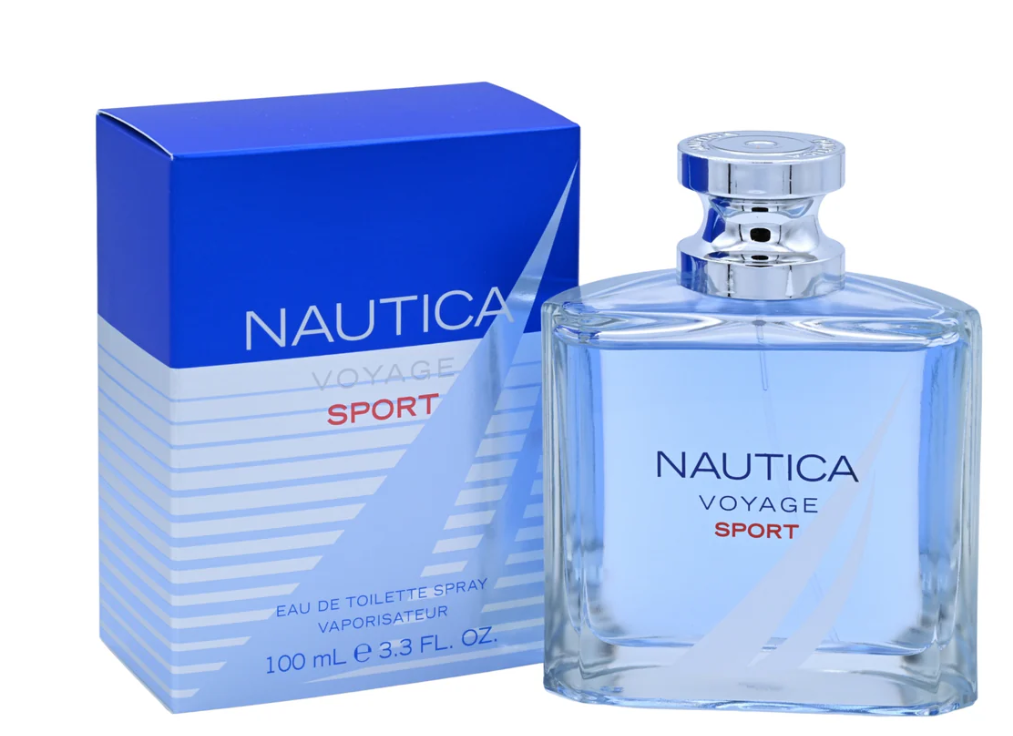 Nautica Voyage Sport Eau de Toilette for Men 3.4 oz / 100ml – Fresh Citrus Aquatic Cologne Spray Long Lasting