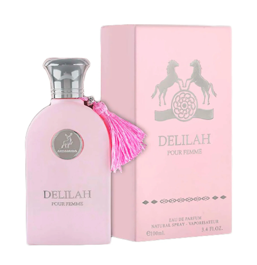 Lattafa Maison Alhambra Delilah Pour Femme Eau de Parfum for Women 3.4 oz / 100ml – Floral Fruity Sweet Perfume Spray Long Lasting
