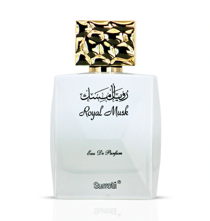 Surrati Royal Musk Eau de Parfum for Women 3.4 oz / 100ml – Clean Soft Musk Floral Arabian Perfume Spray Long Lasting