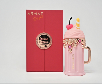 Armaf Delights Island Breeze Eau de Parfum Unisex 3.4 oz / 100ml – Tropical Fruity Floral Sweet Perfume Spray Long Lasting