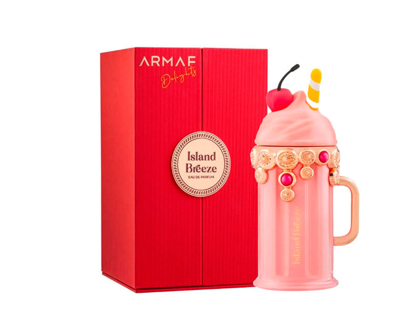 Armaf Delights Island Breeze Eau de Parfum Unisex 3.4 oz / 100ml – Tropical Fruity Floral Sweet Perfume Spray Long Lasting