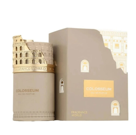 Fragrance World Colosseum Eau De Parfum for Men 3.4 Fl Oz – Long Lasting Perfume Spray, Spicy Woody Scent, Bold & Sophisticated