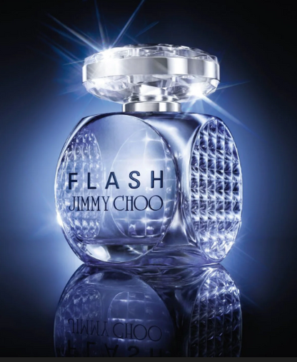 Jimmy Choo Flash Eau de Parfum for Women 3.3 fl oz 100ml Long Lasting Perfume Spray Vibrant Floral White Flower Scent Elegant Night Out Fragrance Gift for Her