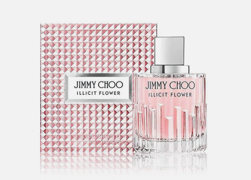 Jimmy Choo Illicit Flower Eau de Toilette for Women 3.3 fl oz 100ml Fresh Floral Fruity Perfume Spray Light Feminine Daytime Fragrance Elegant Gift for Her