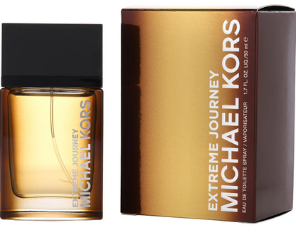 Michael Kors Extreme Journey Eau de Toilette for Men 3.4 fl oz 100ml Fresh Spicy Woody Perfume Spray Long Lasting Masculine Fragrance Travel Inspired Scent Gift for Him