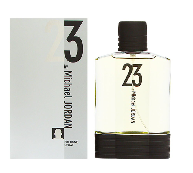 Michael Jordan 23 Eau de Cologne for Men 3.4 fl oz 100ml Fresh Spicy Woody Perfume Spray Long Lasting Classic Masculine Everyday Fragrance Gift for Him