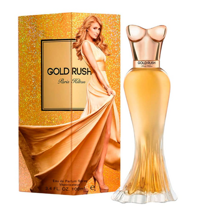Paris Hilton Gold Rush Eau de Parfum for Women 3.4 fl oz 100ml Long Lasting Sweet Fruity Gourmand Perfume Spray Vanilla Praline Luxury Feminine Fragrance Gift for Her