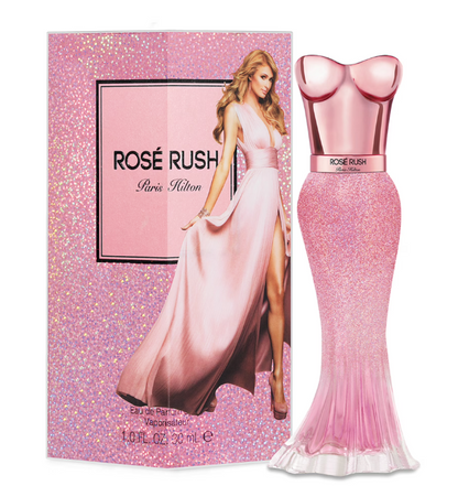 Paris Hilton Rose Rush Eau de Parfum for Women 3.4 fl oz 100ml Long Lasting Floral Fruity Rose Perfume Spray Elegant Feminine Fresh Romantic Fragrance Gift for Her