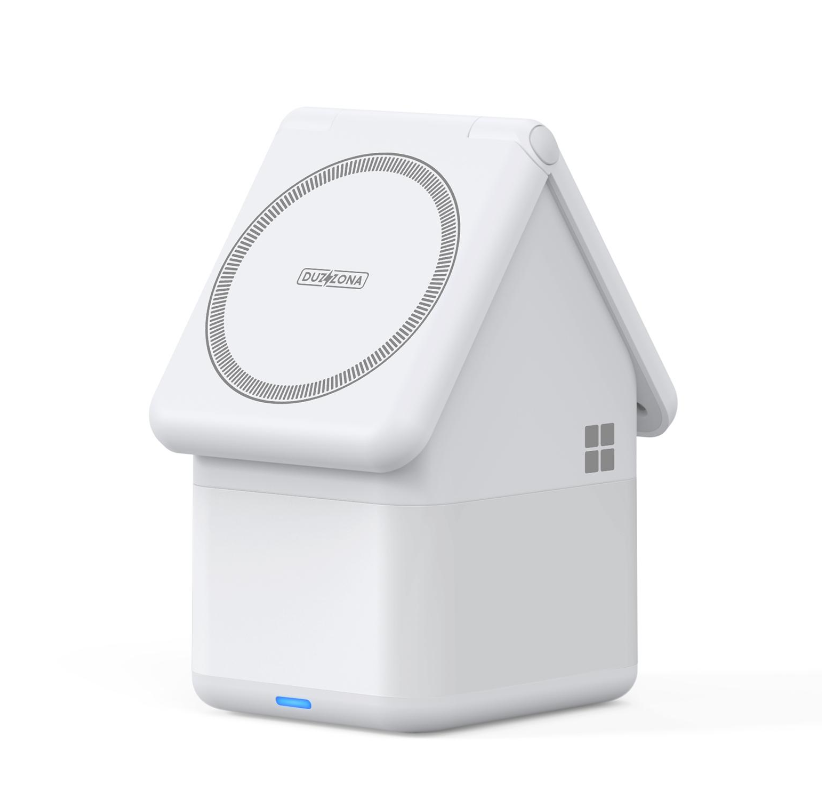 W20 4-in-1 15W Magnetic Wireless Charger, Fast Charging Station for Phone, Smartwatch & Earbuds, Foldable Multi-Device Wireless Charging Dock with USB-C Power Input for Smart Home Setup