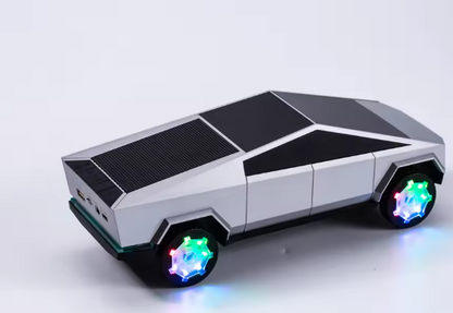 AN-A7 Tesla Cyber Pickup Car Shaped Bluetooth Speaker with RGB Lights & Wireless Charging