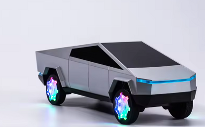 AN-A7 Tesla Cyber Pickup Car Shaped Bluetooth Speaker with RGB Lights & Wireless Charging