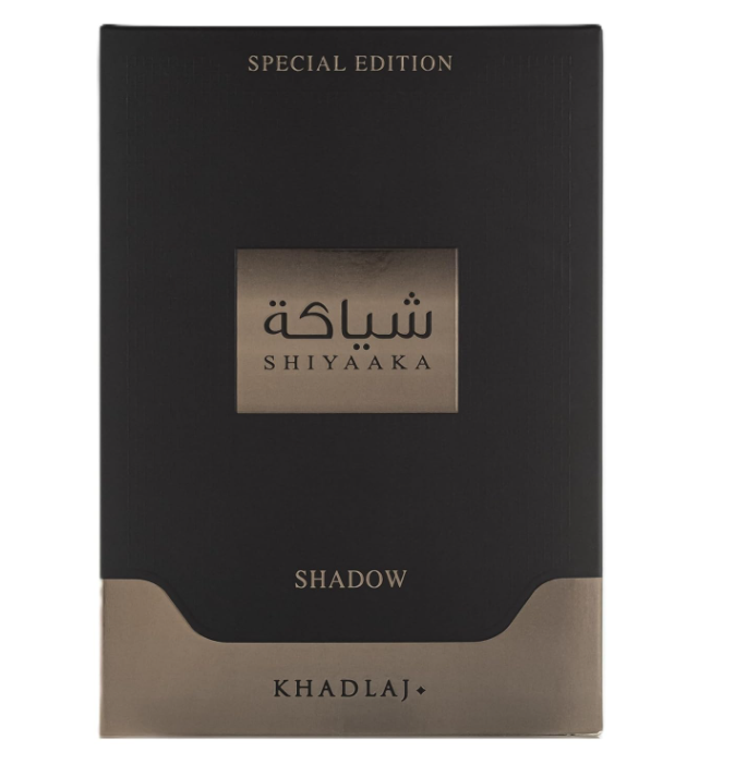 Khadlaj Shiyaaka Shadow Eau de Parfum Spray Unisex 3.4 FL OZ (100ml) Spicy Woody Fruity Earthy Long Lasting Arabic Perfume Luxury Signature Fragrance