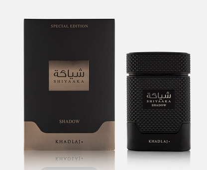 Khadlaj Shiyaaka Shadow Eau de Parfum Spray Unisex 3.4 FL OZ (100ml) Spicy Woody Fruity Earthy Long Lasting Arabic Perfume Luxury Signature Fragrance