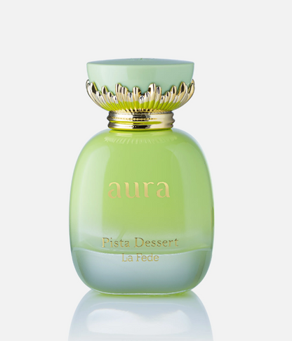 La Fede Aura Pista Dessert Eau de Parfum Spray 3.4 FL OZ (100ml) Luxury Pistachio Dessert Gourmand Sweet Vanilla Creamy Long Lasting Unisex Arabic Perfume