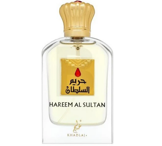 KHADLAJ Hareem Al Sultan Eau de Parfum Spray for Women 2.5 FL OZ (75ml) Floral Fruity Musky Amber Long Lasting Luxury Arabic Perfume Elegant Signature Fragrance