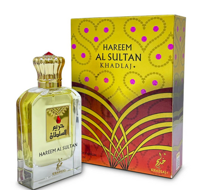 KHADLAJ Hareem Al Sultan Eau de Parfum Spray for Women 2.5 FL OZ (75ml) Floral Fruity Musky Amber Long Lasting Luxury Arabic Perfume Elegant Signature Fragrance