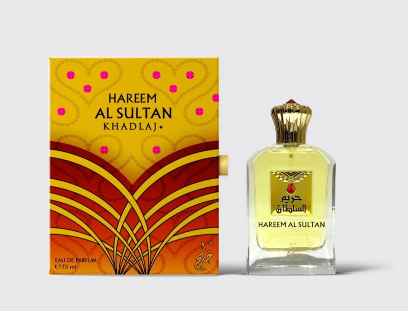 KHADLAJ Hareem Al Sultan Eau de Parfum Spray for Women 2.5 FL OZ (75ml) Floral Fruity Musky Amber Long Lasting Luxury Arabic Perfume Elegant Signature Fragrance