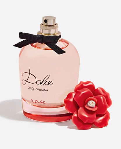 Dolce & Gabbana Dolce Rose Eau de Toilette 75ml | Long Lasting Fresh Rose Fruity Floral Designer Perfume for Women | Luxury Soft Elegant Fragrance Spray