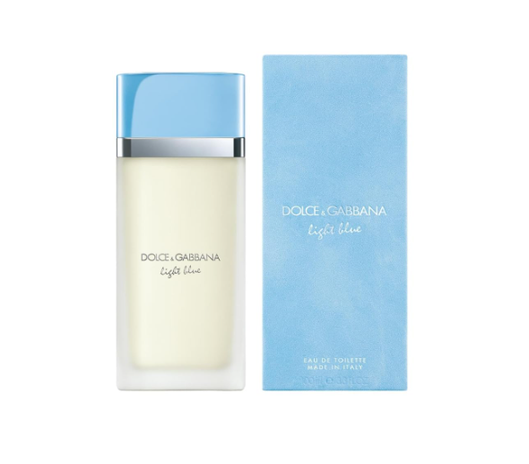 Dolce & Gabbana Light Blue Eau de Toilette for Women | Fresh Citrus Fruity Floral Long Lasting Designer Perfume Spray | 100ml / 3.4 fl oz