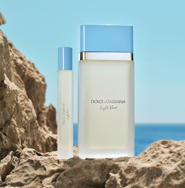 Dolce & Gabbana Light Blue Eau de Toilette for Women | Fresh Citrus Fruity Floral Long Lasting Designer Perfume Spray | 100ml / 3.4 fl oz