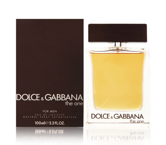 Dolce & Gabbana The One Eau de Toilette 100ml | Aromatic Lavender Basil Sandalwood Warm Spicy Woody Long Lasting Designer Fragrance for Men | Luxury Perfume Spray