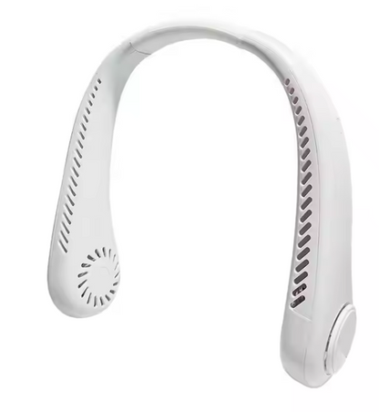 Air Bro Portable Neck Fan – Hands-Free Hanging Neck Air Cooler, Big Wind Cooling, USB Rechargeable, Lightweight & Travel Friendly