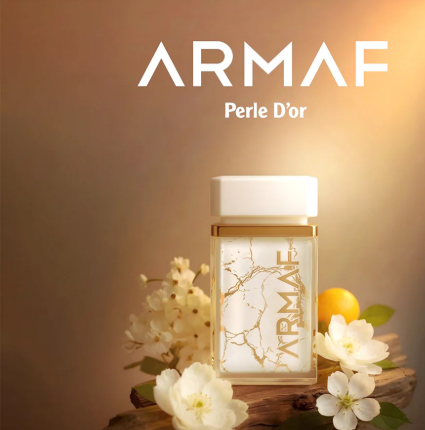 Armaf Perle D’Or Eau de Parfum 100ml | Elegant Floral Fruity Long Lasting Luxury Fragrance for Women | Soft Romantic Designer Perfume Spray