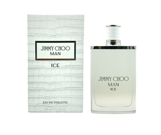 Jimmy Choo Man Ice Eau de Toilette 100ml | Fresh Citrus Woody Long Lasting Fragrance for Men | Clean Summer Designer Perfume Spray