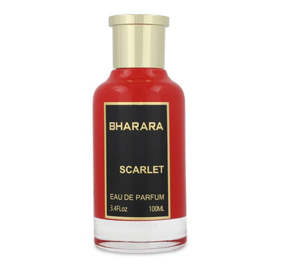 Bharara Scarlet Eau de Parfum 100ml | Citrus Floral Woody Long Lasting Luxury Fragrance for Women | Elegant Modern Perfume Spray