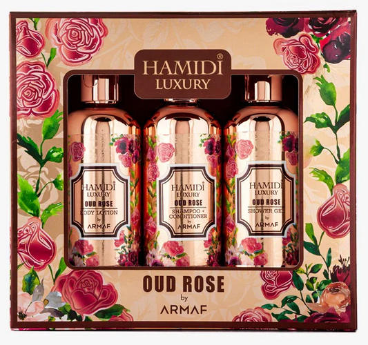 Hamidi Luxury Oud Rose by Armaf | Concentrated Perfume Oil / Eau de Parfum | Sweet Rose Oud Musky Long Lasting Unisex Arabic Fragrance