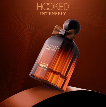 Rue Broca Hooked Intensely Pour Homme Eau de Parfum 100ml | Sweet Spicy Amber Vanilla Long Lasting Fragrance for Men | Bold 2025 Designer Inspired Perfume Spray
