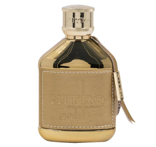 Dumont Nitro Gold Extrait de Parfum 100ml / 3.4 fl oz | Citrus Woody Amber Long Lasting Luxury Fragrance | Premium Unisex Perfume Spray