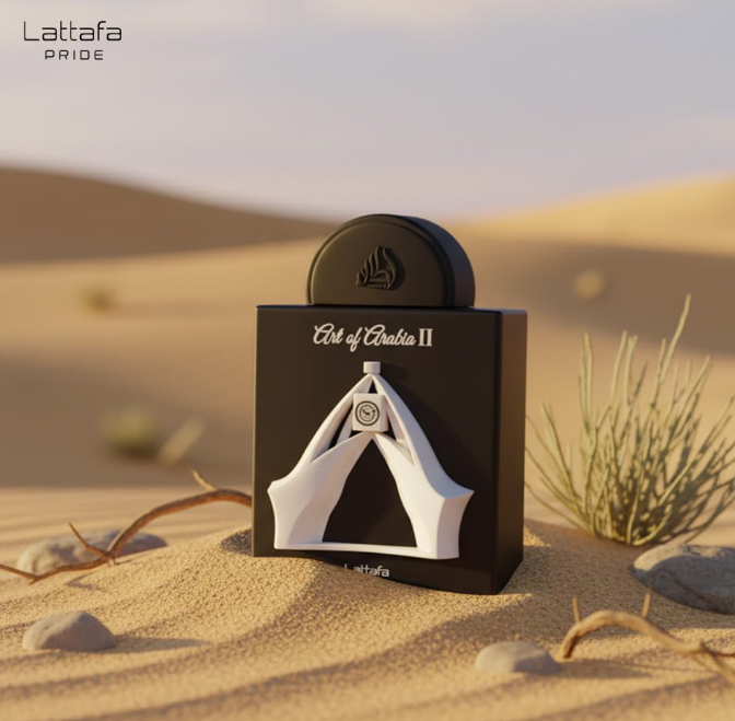 Lattafa Pride Art Of Arabia II Eau de Parfum 100ml / 3.4 fl oz | Spicy Woody Oriental Unisex Long Lasting Luxury Fragrance Spray