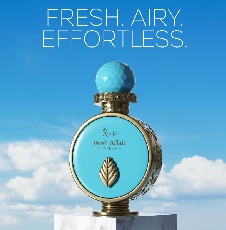 Fresh Affairs by Ahuja Extrait de Parfum 3.4 oz | Fresh Aromatic Unisex Fragrance | Long Lasting Elegant Perfume Spray