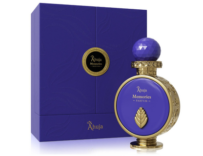 Ahuja Memories by Ahuja Extrait de Parfum 3.4 oz | Warm Sweet Woody Unisex Fragrance | Long Lasting Luxury Perfume Spray