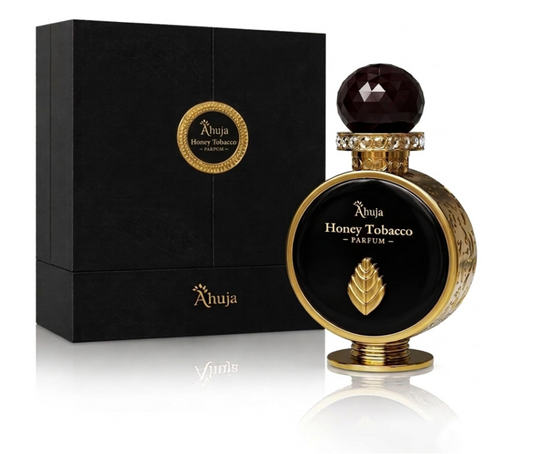 AHUJA Honey Tobacco Parfum 3.4 oz | Warm Smoky Sweet Unisex Fragrance | Long Lasting Luxury Perfume Spray