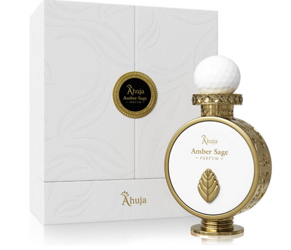 Amber Sage by Ahuja Extrait de Parfum 3.4 oz | Warm Aromatic Woody Unisex Fragrance | Long Lasting Perfume Spray