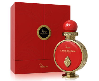 Almond Saffron by Ahuja Extrait de Parfum 3.4 oz | Warm Spicy Sweet Unisex Fragrance | Long Lasting Luxury Perfume Spray