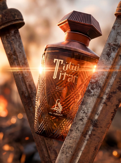 Titan Dusk by Al Absar Eau de Parfum 100ml | Bold Woody Spicy Masculine Fragrance | Long Lasting Men’s Perfume Spray