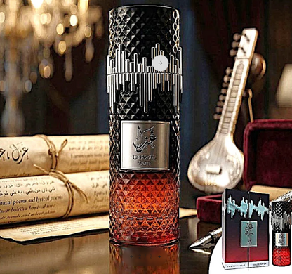 Al Absar Ghazal Silver Eau de Parfum 100ml | Fresh Woody Aromatic Men’s Fragrance | Long Lasting Masculine Perfume Spray